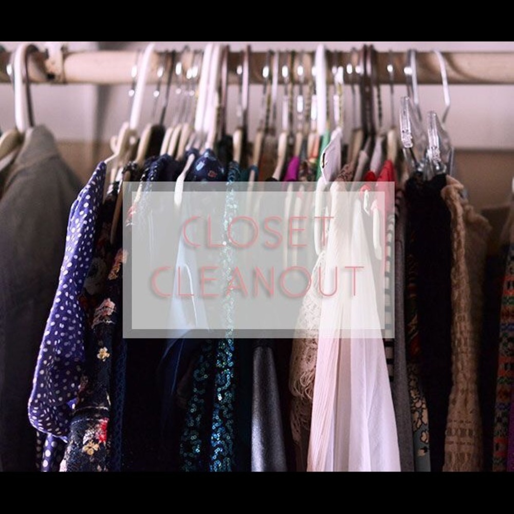Closet clean out coming soon!